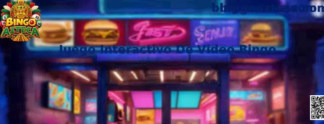 Juego interactivo de video bingo de Bingo Azteca con cartones digitales y una interfaz de juego