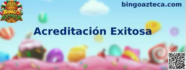 Imagen informativa de Bingo Azteca sobre la acreditación exitosa y la revisión de comprobantes
