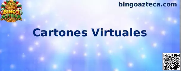 Ejemplo visual de Cartones Virtuales de Bingo Azteca mostrados en una pantalla