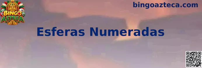 Representación visual de Esferas Numeradas en una interfaz de Bingo Azteca